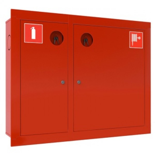 Шкаф пожарный ШПК-315 ВЗК (встраиваемый закрытый красный)