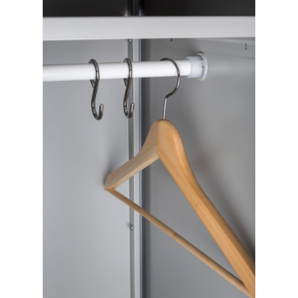 Шкаф для одежды ПРАКТИК усиленный ML 01-40 (дополнительный модуль)